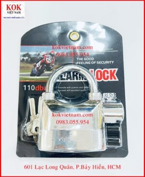 Khóa hú báo động KOK Alarm Lock bạc